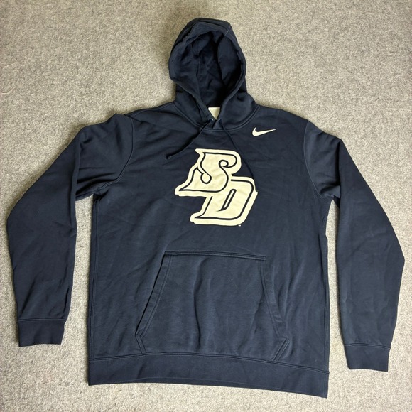 Nike Other - Nike San Diego Mens M Toreros Hoodie Navy Blue SD Logo Pullover Sweatshirt